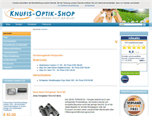 Tablet Screenshot of knufis-optik-shop.de